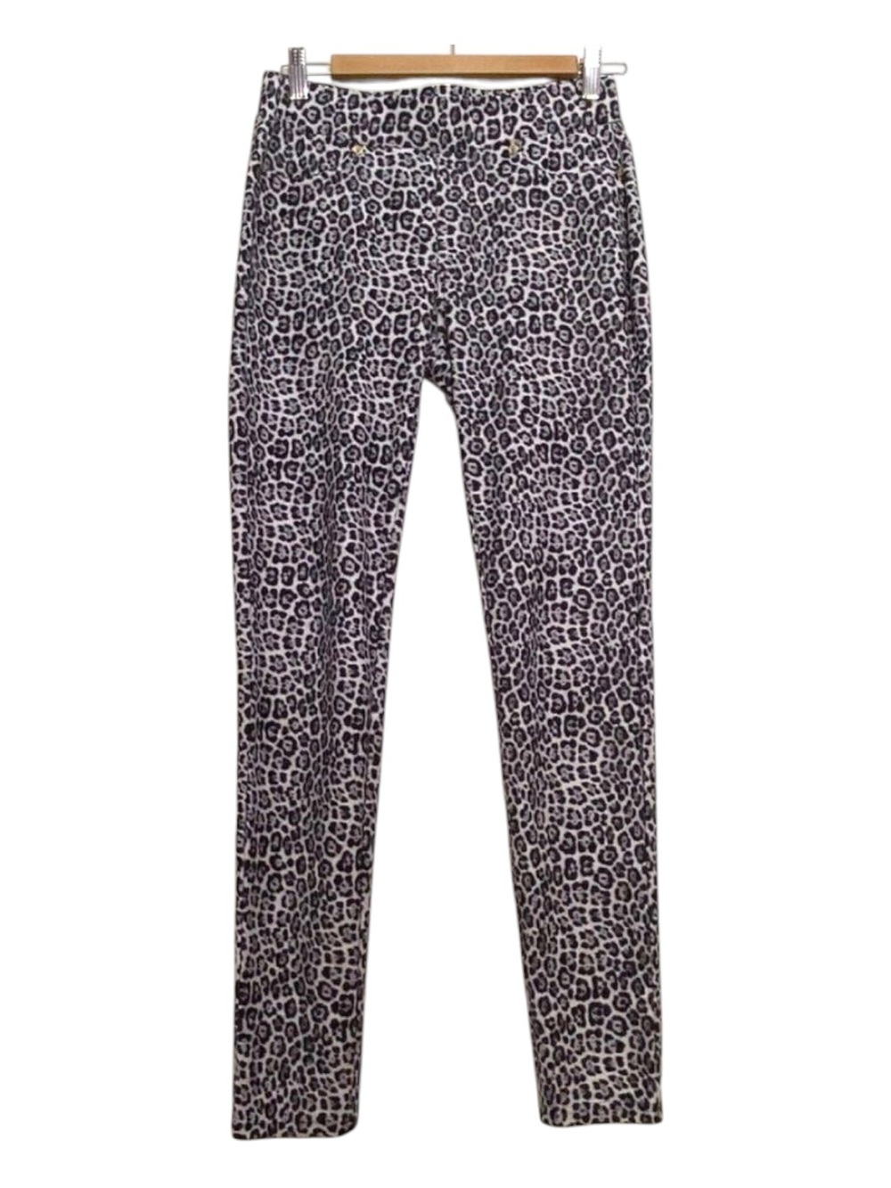 MICHAEL Kors pant leopard prints pattern small stretch back pocket pill on Small